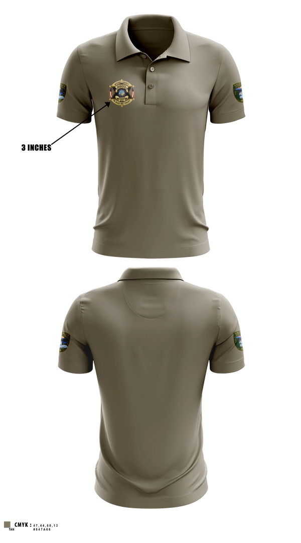 Short Sleeve Performance Polo, Mitchell County Sheriff, Police, Teamtime, Team time, sublimation, custom sports apparel, team uniforms, spirit wear, spiritwear, sports uniforms, custom shirts, team store, custom team store, fundraiser sports, apparel fundraiser