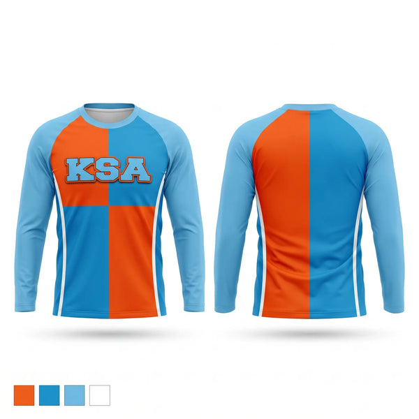 Long Sleeve Performance Shirt, KSA, Baseball, Teamtime, Team time, sublimation, custom sports apparel, team uniforms, spirit wear, spiritwear, sports uniforms, custom shirts, team store, custom team store, fundraiser sports, apparel fundraiser