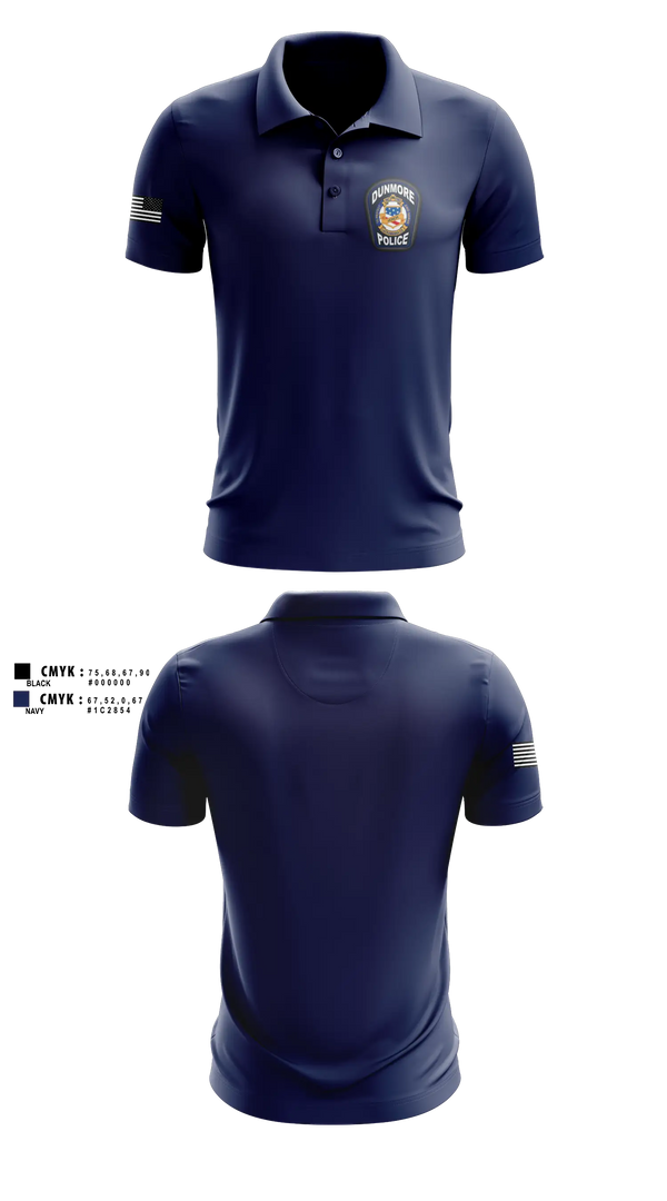 Short Sleeve Performance Polo, Dunmore Police Department, Police, Teamtime, Team time, sublimation, custom sports apparel, team uniforms, spirit wear, spiritwear, sports uniforms, custom shirts, team store, custom team store, fundraiser sports, apparel fundraiser