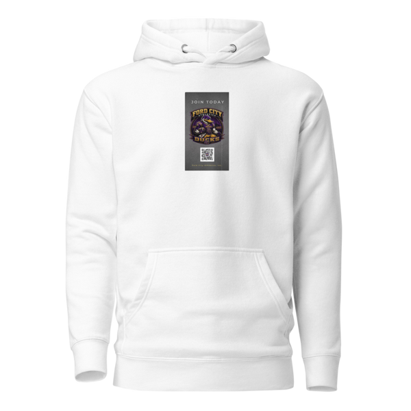 Unisex Hoodie - 1 - White