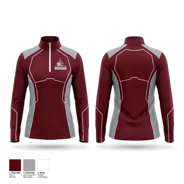 Quarter Zip Jacket, Carver Crusaders Field Hockey, Field Hockey, Teamtime, Team time, sublimation, custom sports apparel, team uniforms, spirit wear, spiritwear, sports uniforms, custom shirts, team store, custom team store, fundraiser sports, apparel fundraiser