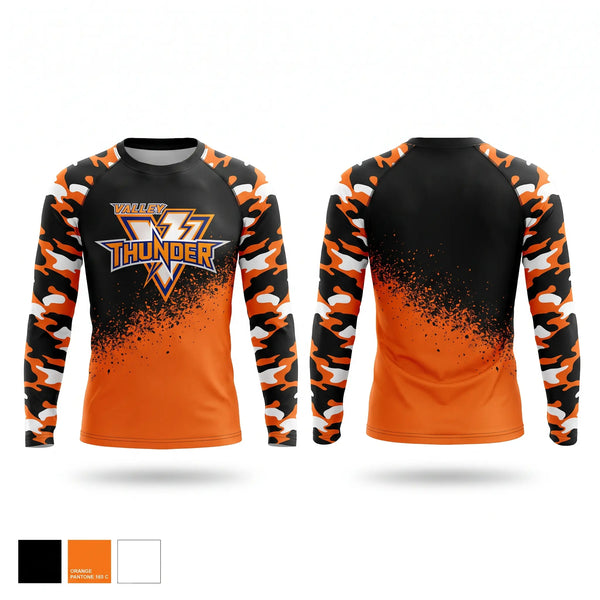 Long Sleeve Performance Shirt, Valley Thunder, Ice Hockey, Teamtime, Team time, sublimation, custom sports apparel, team uniforms, spirit wear, spiritwear, sports uniforms, custom shirts, team store, custom team store, fundraiser sports, apparel fundraiser