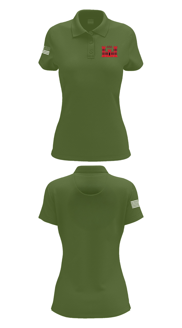 458 EN BN 59496642 Women's Short Sleeve Performance Polo - 55
