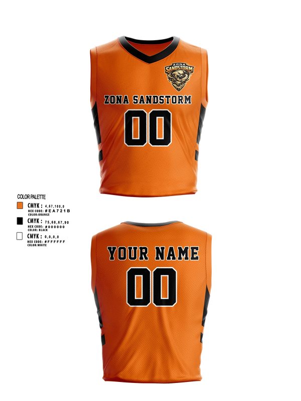 Mens Basketball Jersey, Zona Sandstorm, Men's Basketball, Teamtime, Team time, sublimation, custom sports apparel, team uniforms, spirit wear, spiritwear, sports uniforms, custom shirts, team store, custom team store, fundraiser sports, apparel fundraiser