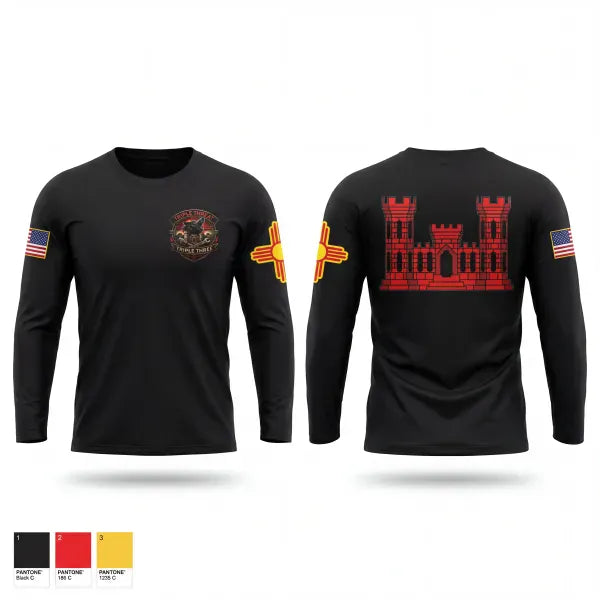 Long Sleeve Performance Shirt, 333rd Engineer Detachment, Army, Teamtime, Team time, sublimation, custom sports apparel, team uniforms, spirit wear, spiritwear, sports uniforms, custom shirts, team store, custom team store, fundraiser sports, apparel fundraiser