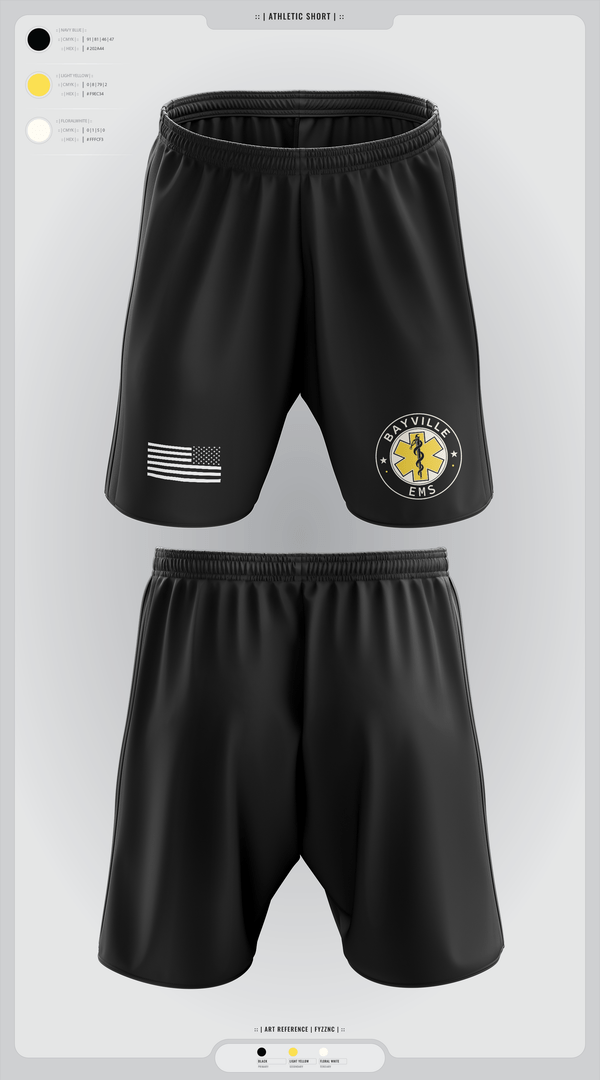 Athletic Shorts With Pockets, Bayville EMS, , Teamtime, Team time, sublimation, custom sports apparel, team uniforms, spirit wear, spiritwear, sports uniforms, custom shirts, team store, custom team store, fundraiser sports, apparel fundraiser