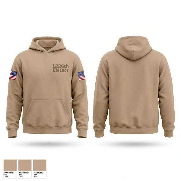 Hoodie, 1226th EN DET, Army, Teamtime, Team time, sublimation, custom sports apparel, team uniforms, spirit wear, spiritwear, sports uniforms, custom shirts, team store, custom team store, fundraiser sports, apparel fundraiser