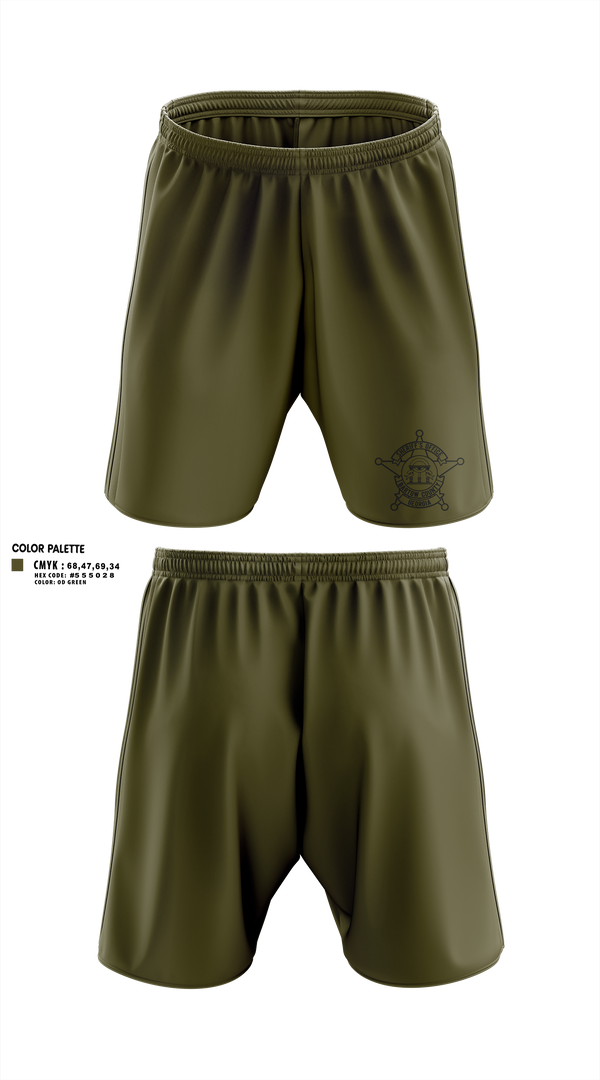 Athletic Shorts With Pockets, Bartow County Sheriff’s Office, Police, Teamtime, Team time, sublimation, custom sports apparel, team uniforms, spirit wear, spiritwear, sports uniforms, custom shirts, team store, custom team store, fundraiser sports, apparel fundraiser