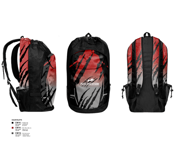 Gear Bag, PSLHS Percussion, Men's Soccer, Teamtime, Team time, sublimation, custom sports apparel, team uniforms, spirit wear, spiritwear, sports uniforms, custom shirts, team store, custom team store, fundraiser sports, apparel fundraiser