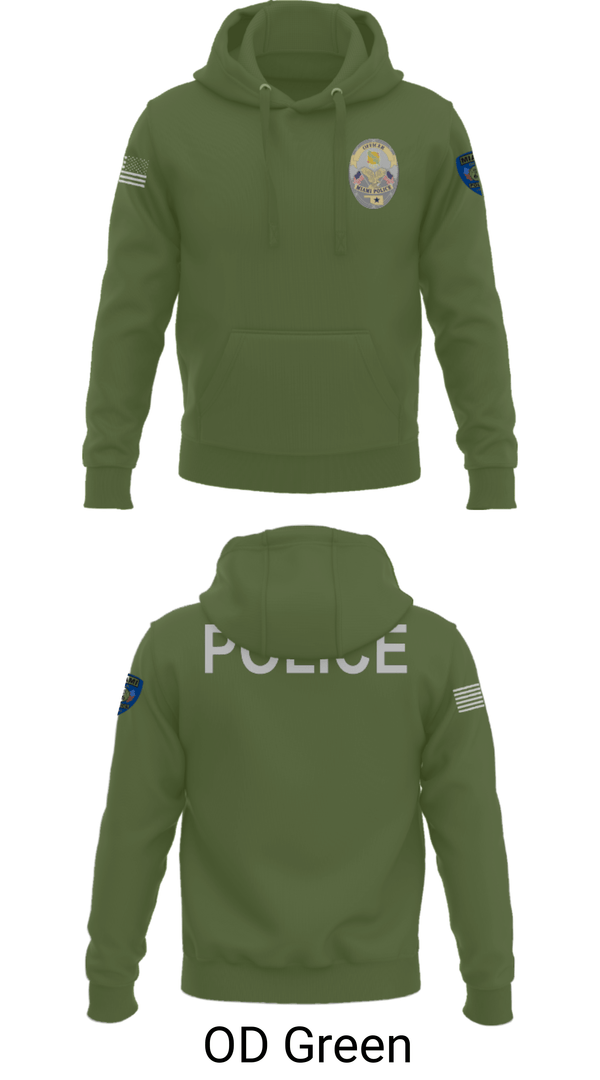 Hoodie, Miami Police Department, Police, Teamtime, Team time, sublimation, custom sports apparel, team uniforms, spirit wear, spiritwear, sports uniforms, custom shirts, team store, custom team store, fundraiser sports, apparel fundraiser
