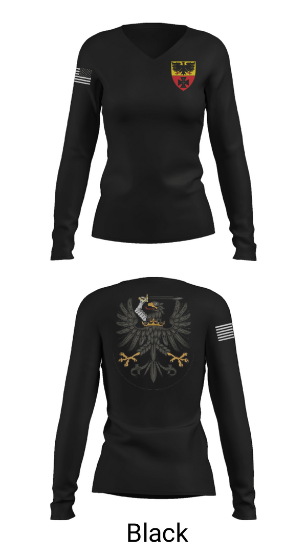 Women's Long Sleeve Vneck Shirt, TCS Team Germany, Softball, Teamtime, Team time, sublimation, custom sports apparel, team uniforms, spirit wear, spiritwear, sports uniforms, custom shirts, team store, custom team store, fundraiser sports, apparel fundraiser