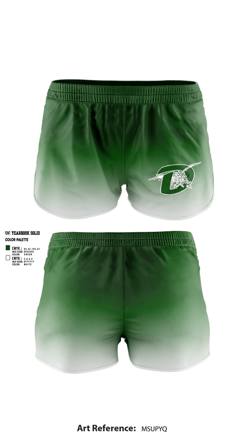 Women's Shorts, De Soto High School Volleyball, Women's Volleyball, Teamtime, Team time, sublimation, custom sports apparel, team uniforms, spirit wear, spiritwear, sports uniforms, custom shirts, team store, custom team store, fundraiser sports, apparel fundraiser