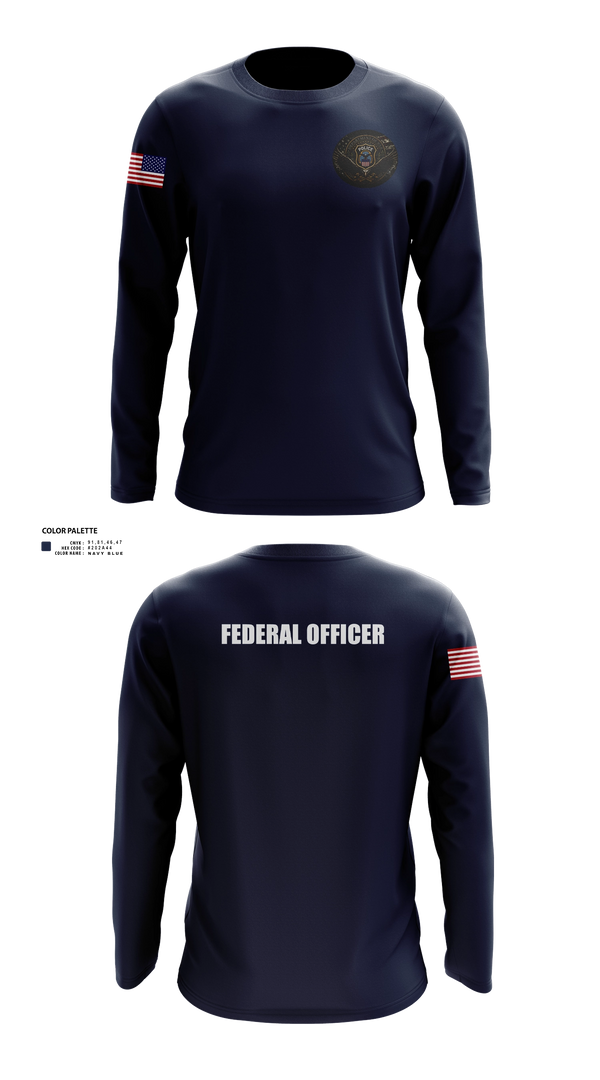 Long Sleeve Performance Shirt, DLA PD, Police, Teamtime, Team time, sublimation, custom sports apparel, team uniforms, spirit wear, spiritwear, sports uniforms, custom shirts, team store, custom team store, fundraiser sports, apparel fundraiser