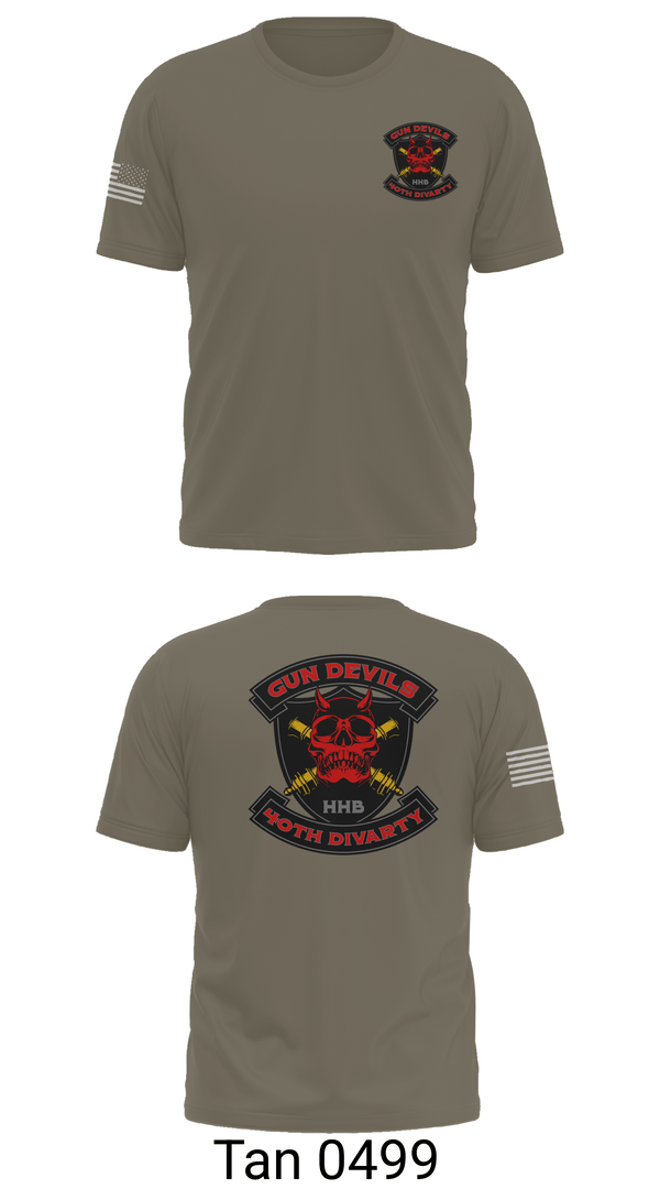 Old School Cotton Feel Shirt, HHB 40th DIVARTY, Army, Teamtime, Team time, sublimation, custom sports apparel, team uniforms, spirit wear, spiritwear, sports uniforms, custom shirts, team store, custom team store, fundraiser sports, apparel fundraiser