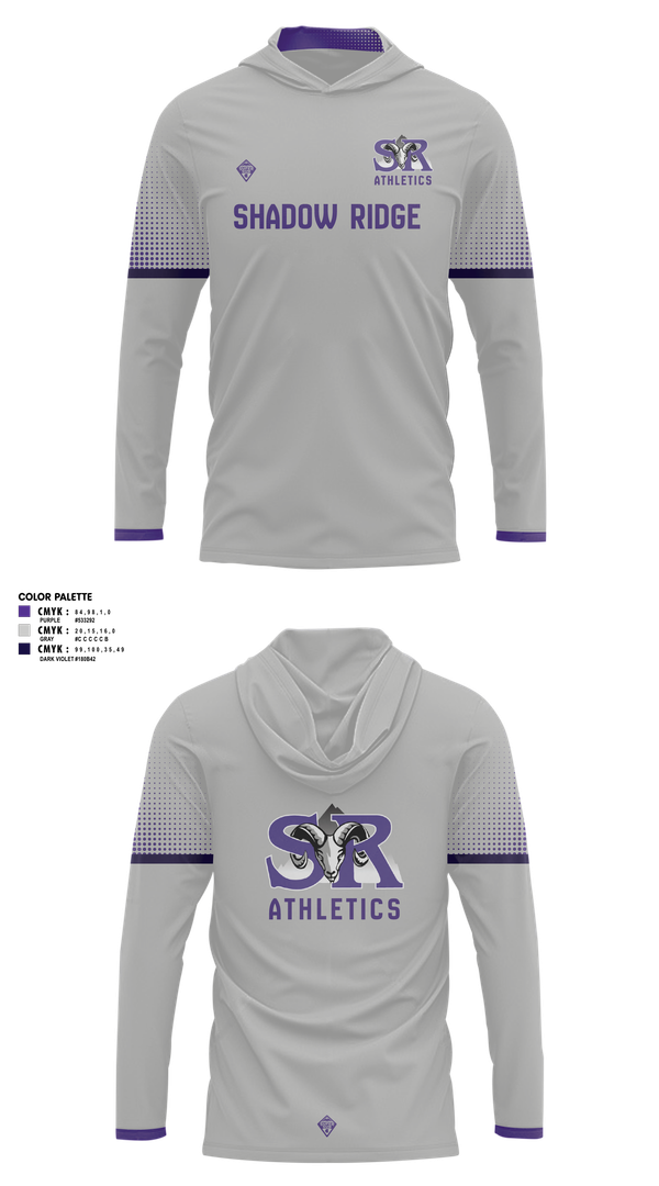 Long Sleeve Performance Shirt with hood, Kick 2 Build Soccer ClubTeam Fishman, Men's Soccer, Teamtime, Team time, sublimation, custom sports apparel, team uniforms, spirit wear, spiritwear, sports uniforms, custom shirts, team store, custom team store, fundraiser sports, apparel fundraiser