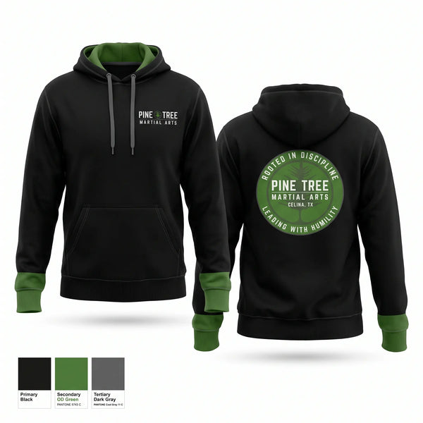 Hoodie, Pine Tree Martial Arts, , Teamtime, Team time, sublimation, custom sports apparel, team uniforms, spirit wear, spiritwear, sports uniforms, custom shirts, team store, custom team store, fundraiser sports, apparel fundraiser