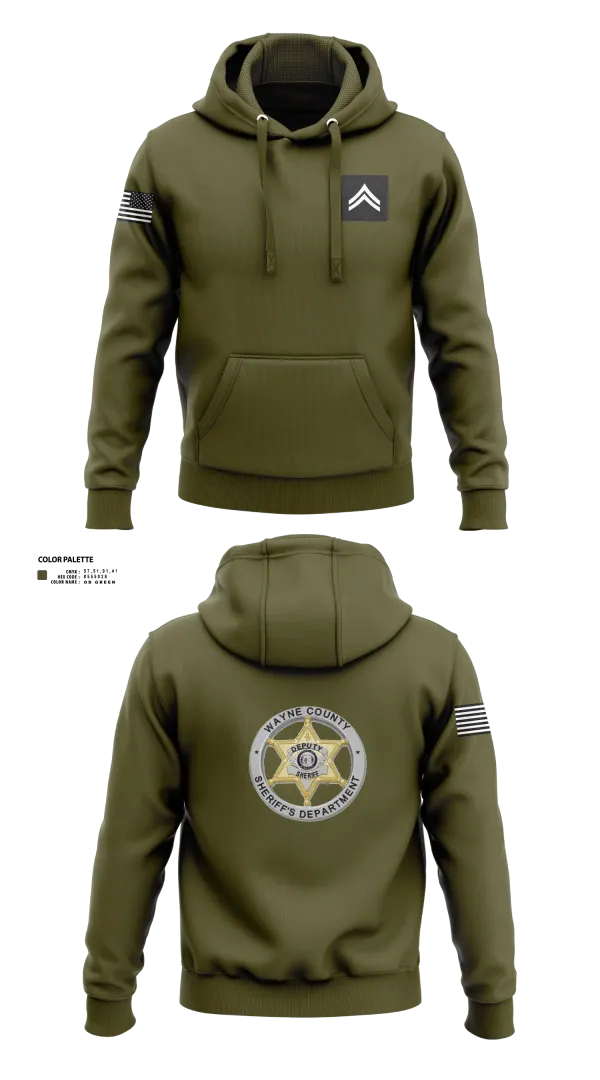 Hoodie, Wayne County Sheriff’s Department, Police, Teamtime, Team time, sublimation, custom sports apparel, team uniforms, spirit wear, spiritwear, sports uniforms, custom shirts, team store, custom team store, fundraiser sports, apparel fundraiser