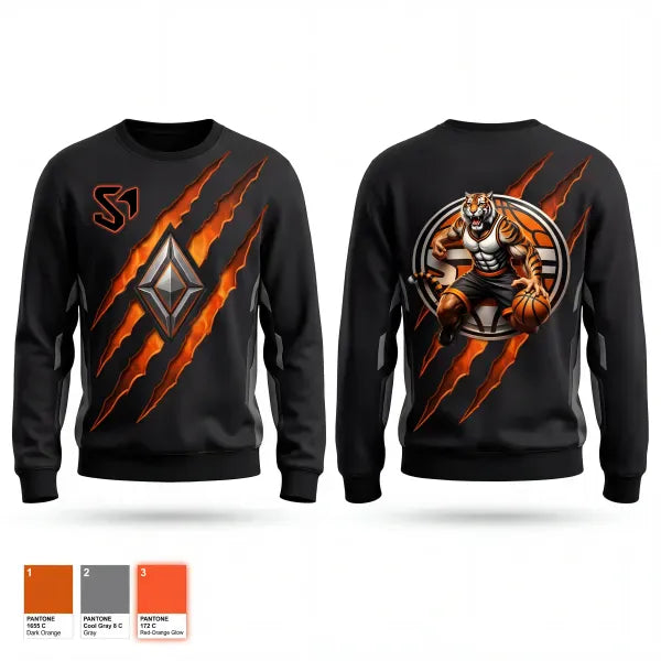Crew Neck Sweatshirt, SOSA Basketball, Men's Basketball, Teamtime, Team time, sublimation, custom sports apparel, team uniforms, spirit wear, spiritwear, sports uniforms, custom shirts, team store, custom team store, fundraiser sports, apparel fundraiser