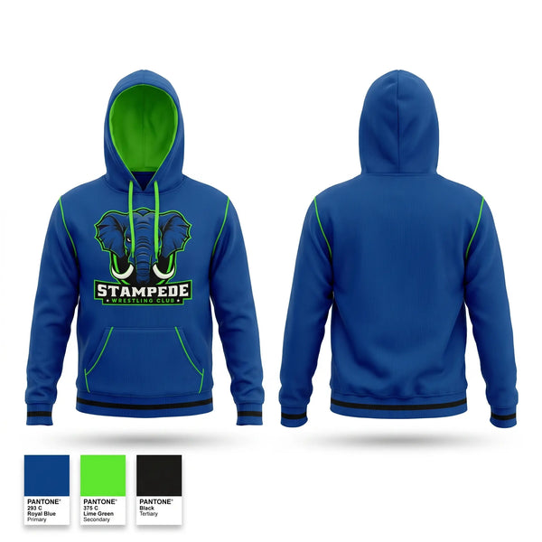 Hoodie, Stampede, Wrestling, Teamtime, Team time, sublimation, custom sports apparel, team uniforms, spirit wear, spiritwear, sports uniforms, custom shirts, team store, custom team store, fundraiser sports, apparel fundraiser