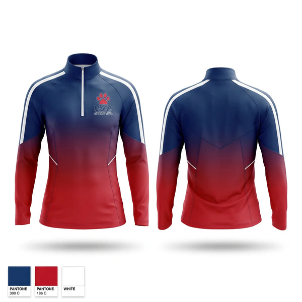 Quarter Zip Jacket, McKeesport Tigers, Spirit Store, Teamtime, Team time, sublimation, custom sports apparel, team uniforms, spirit wear, spiritwear, sports uniforms, custom shirts, team store, custom team store, fundraiser sports, apparel fundraiser