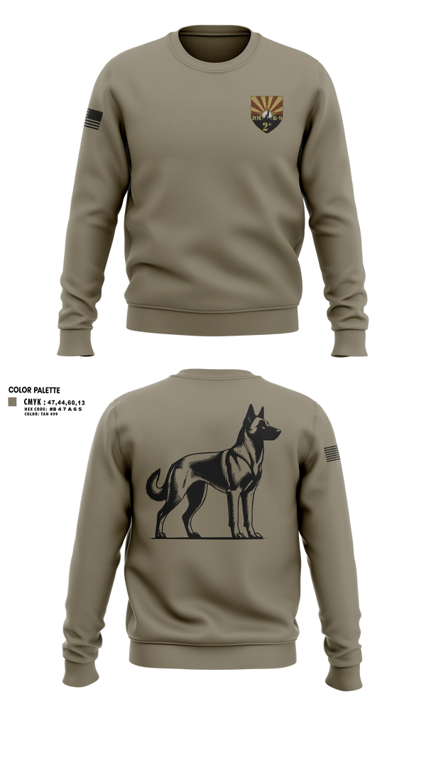 Crew Neck Sweatshirt, 355 K9, Air Force, Teamtime, Team time, sublimation, custom sports apparel, team uniforms, spirit wear, spiritwear, sports uniforms, custom shirts, team store, custom team store, fundraiser sports, apparel fundraiser
