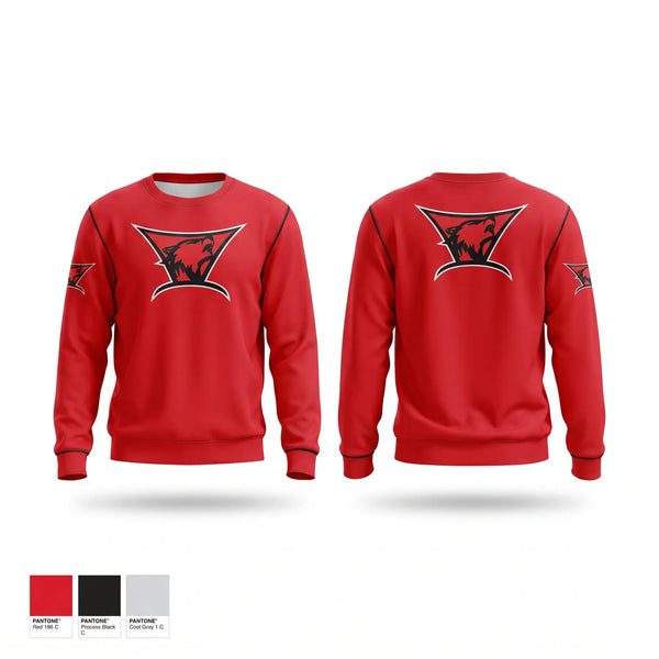 Crew Neck Sweatshirt, Wolfpack Martial Arts, , Teamtime, Team time, sublimation, custom sports apparel, team uniforms, spirit wear, spiritwear, sports uniforms, custom shirts, team store, custom team store, fundraiser sports, apparel fundraiser