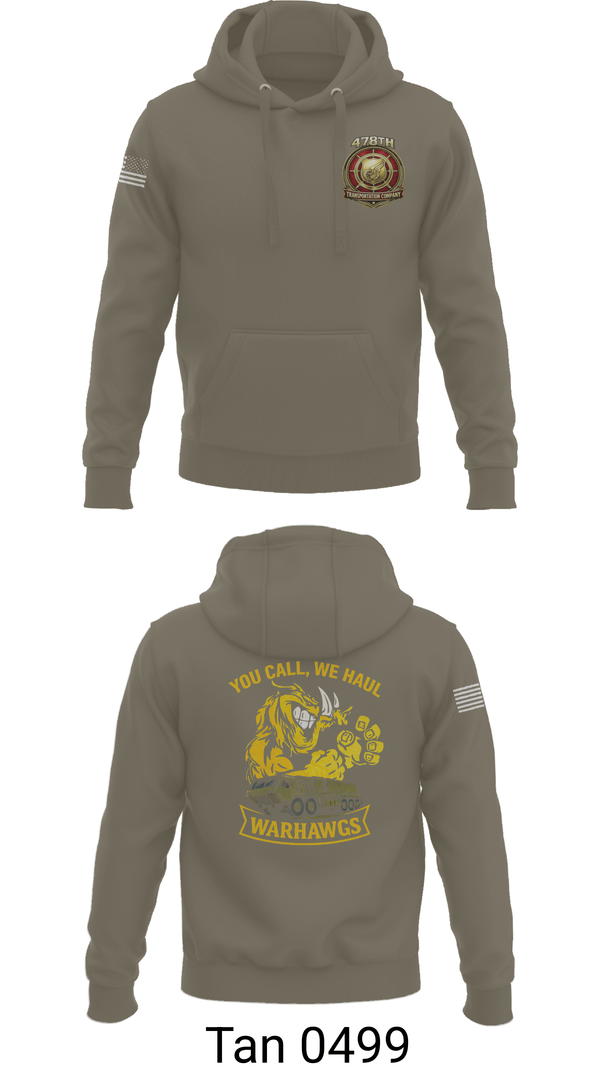 Hoodie, 478th Trasportation Company, Army, Teamtime, Team time, sublimation, custom sports apparel, team uniforms, spirit wear, spiritwear, sports uniforms, custom shirts, team store, custom team store, fundraiser sports, apparel fundraiser