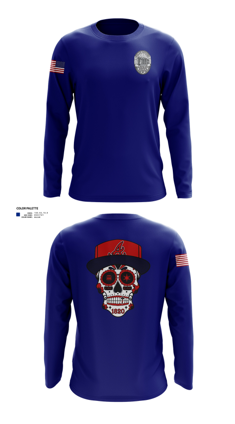 Long Sleeve Performance Shirt, Cheraw, Police, Teamtime, Team time, sublimation, custom sports apparel, team uniforms, spirit wear, spiritwear, sports uniforms, custom shirts, team store, custom team store, fundraiser sports, apparel fundraiser