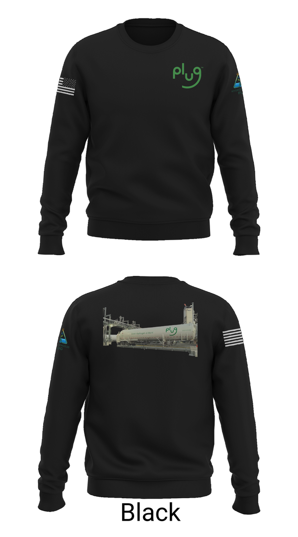 Crew Neck Sweatshirt, Plug Green Hydrogen, , Teamtime, Team time, sublimation, custom sports apparel, team uniforms, spirit wear, spiritwear, sports uniforms, custom shirts, team store, custom team store, fundraiser sports, apparel fundraiser