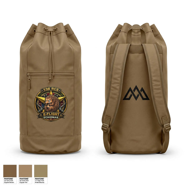 Gear Bag, 336 RCS E flight, Air Force, Teamtime, Team time, sublimation, custom sports apparel, team uniforms, spirit wear, spiritwear, sports uniforms, custom shirts, team store, custom team store, fundraiser sports, apparel fundraiser