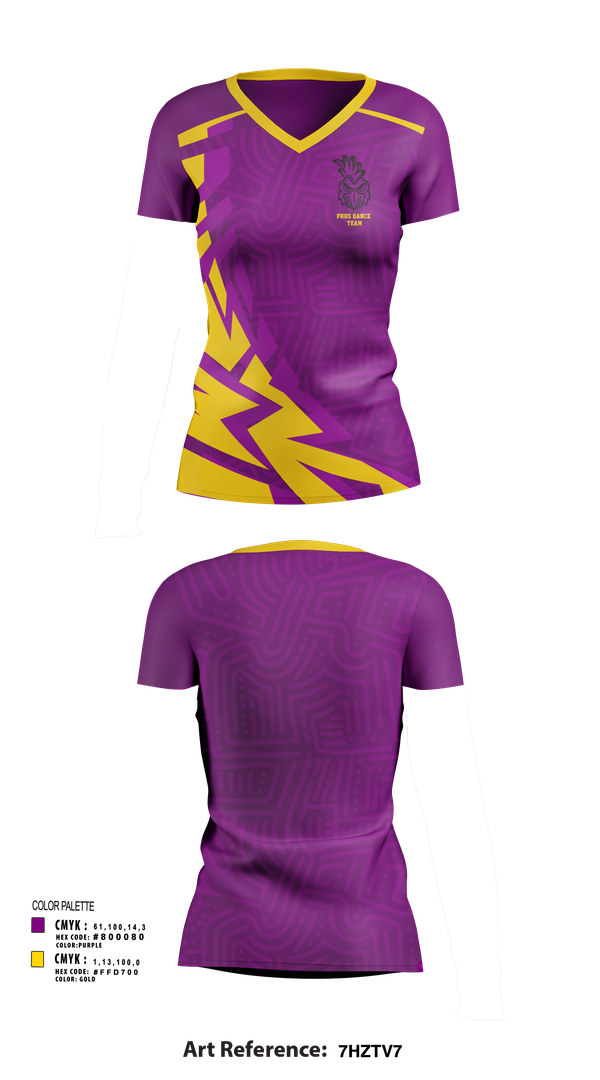 Womens Short Sleeve Vneck Shirt, PHHS Dance Team, Spirit Store, Teamtime, Team time, sublimation, custom sports apparel, team uniforms, spirit wear, spiritwear, sports uniforms, custom shirts, team store, custom team store, fundraiser sports, apparel fundraiser