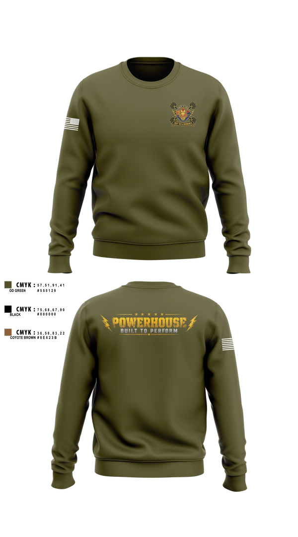 Crew Neck Sweatshirt, 59th ORD BDE, Army, Teamtime, Team time, sublimation, custom sports apparel, team uniforms, spirit wear, spiritwear, sports uniforms, custom shirts, team store, custom team store, fundraiser sports, apparel fundraiser