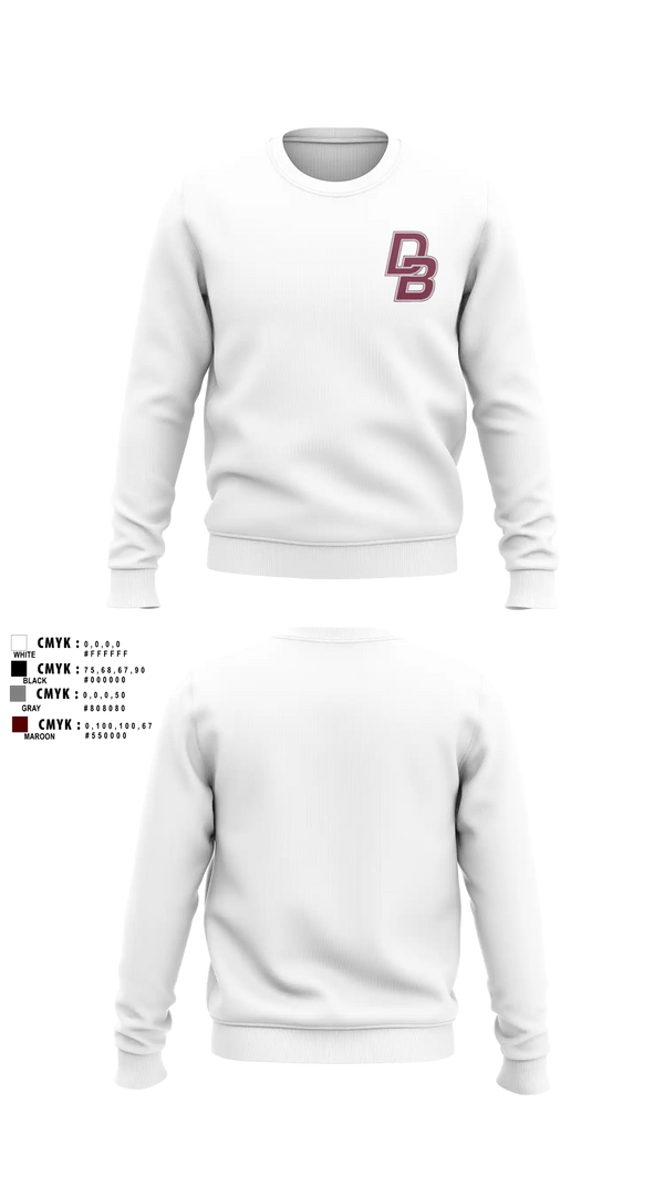 Crew Neck Sweatshirt, Don Bosco Wrestling 26-27, Wrestling, Teamtime, Team time, sublimation, custom sports apparel, team uniforms, spirit wear, spiritwear, sports uniforms, custom shirts, team store, custom team store, fundraiser sports, apparel fundraiser