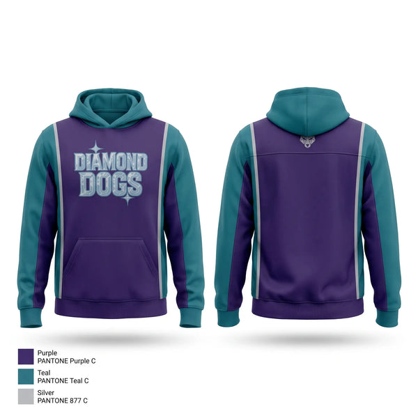 Hoodie, Diamond Dogs, Softball, Teamtime, Team time, sublimation, custom sports apparel, team uniforms, spirit wear, spiritwear, sports uniforms, custom shirts, team store, custom team store, fundraiser sports, apparel fundraiser