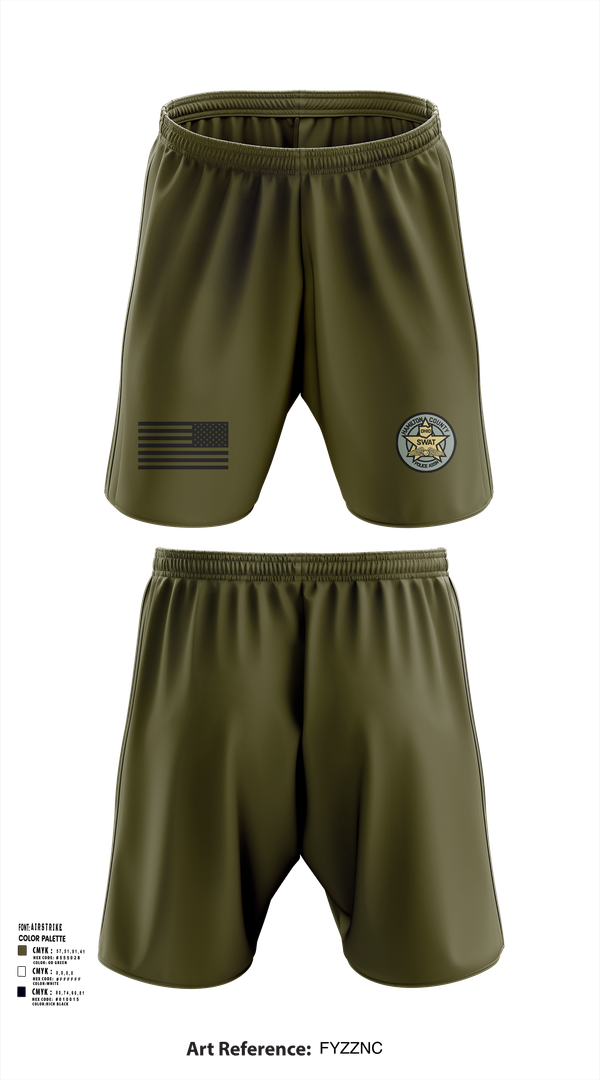 Athletic Shorts With Pockets, HCPA Swat, , Teamtime, Team time, sublimation, custom sports apparel, team uniforms, spirit wear, spiritwear, sports uniforms, custom shirts, team store, custom team store, fundraiser sports, apparel fundraiser