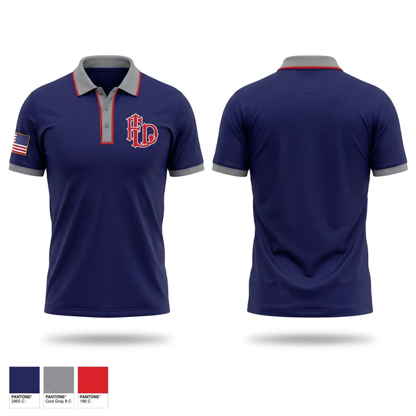Short Sleeve Performance Polo, Locust Fire Department, Fire Department, Teamtime, Team time, sublimation, custom sports apparel, team uniforms, spirit wear, spiritwear, sports uniforms, custom shirts, team store, custom team store, fundraiser sports, apparel fundraiser