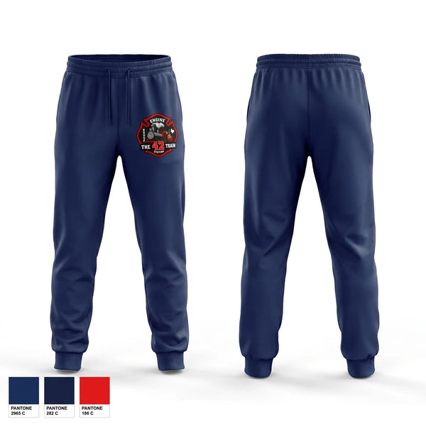 Sweatpants, Station 42, Fire Department, Teamtime, Team time, sublimation, custom sports apparel, team uniforms, spirit wear, spiritwear, sports uniforms, custom shirts, team store, custom team store, fundraiser sports, apparel fundraiser