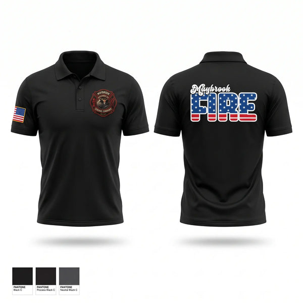 Short Sleeve Performance Polo, Maybrook Fire Department, Fire Department, Teamtime, Team time, sublimation, custom sports apparel, team uniforms, spirit wear, spiritwear, sports uniforms, custom shirts, team store, custom team store, fundraiser sports, apparel fundraiser
