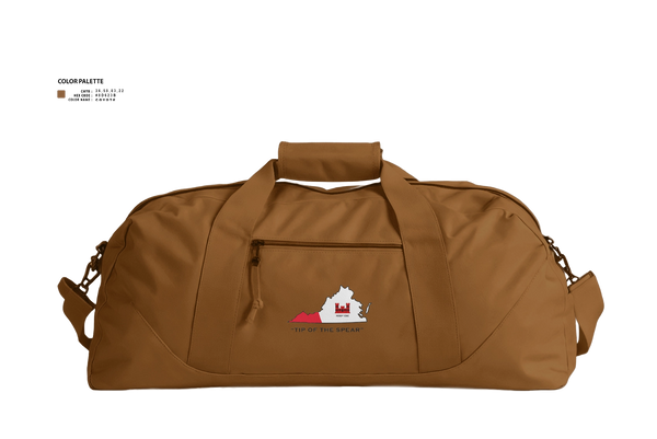 Duffle Bag, 1033rd Engineer Support Company, National Guard, Teamtime, Team time, sublimation, custom sports apparel, team uniforms, spirit wear, spiritwear, sports uniforms, custom shirts, team store, custom team store, fundraiser sports, apparel fundraiser
