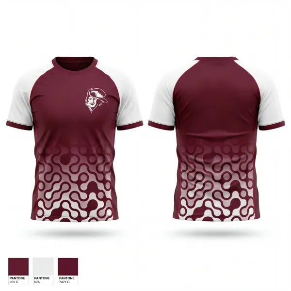 Old School Cotton Feel Shirt, Caravel Academy Track & Field, Track & Field, Teamtime, Team time, sublimation, custom sports apparel, team uniforms, spirit wear, spiritwear, sports uniforms, custom shirts, team store, custom team store, fundraiser sports, apparel fundraiser