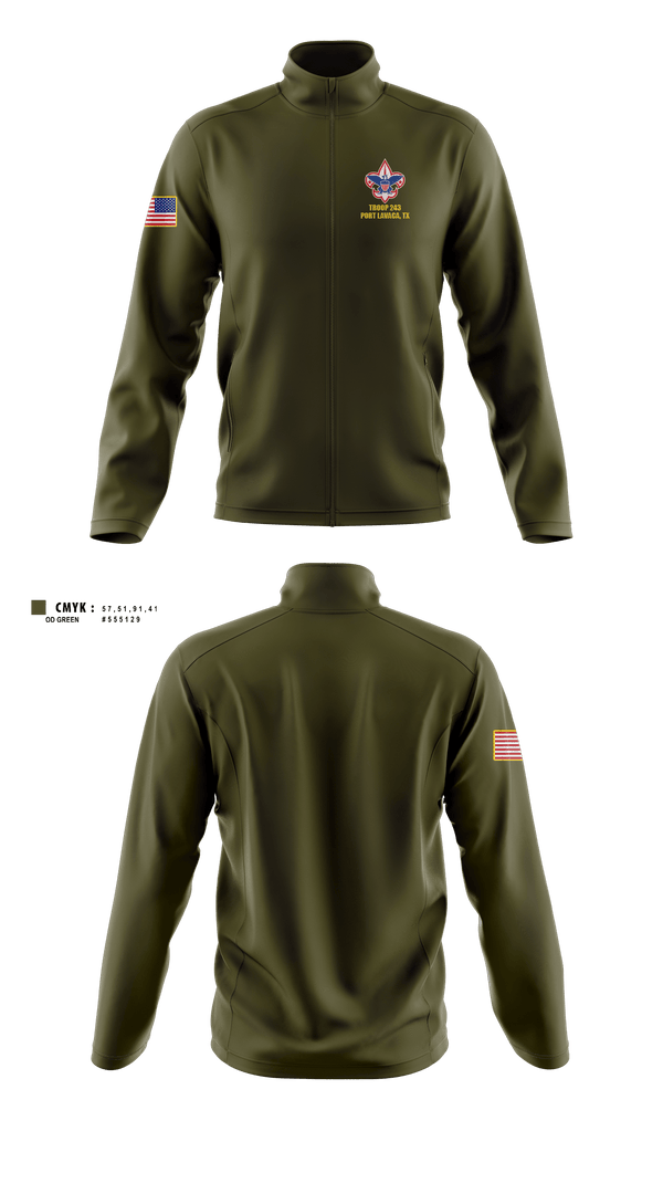 Fleece Jacket, Scouts BSA, Spirit Store, Teamtime, Team time, sublimation, custom sports apparel, team uniforms, spirit wear, spiritwear, sports uniforms, custom shirts, team store, custom team store, fundraiser sports, apparel fundraiser