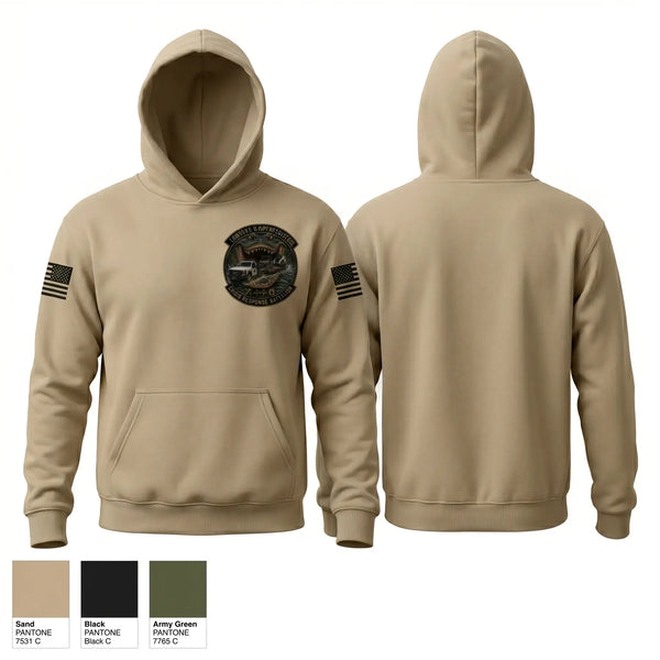 Hoodie, Logistics & Infrastructure Platoon Crisis Response Battalion, National Guard, Teamtime, Team time, sublimation, custom sports apparel, team uniforms, spirit wear, spiritwear, sports uniforms, custom shirts, team store, custom team store, fundraiser sports, apparel fundraiser