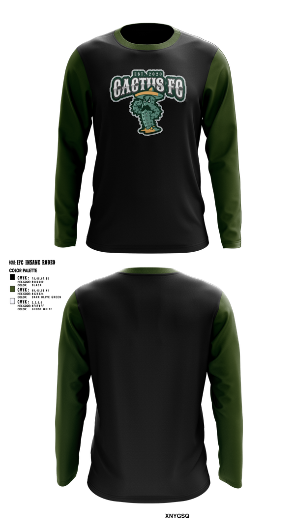 Long Sleeve Performance Shirt, Cactus Fc, Men's Soccer, Teamtime, Team time, sublimation, custom sports apparel, team uniforms, spirit wear, spiritwear, sports uniforms, custom shirts, team store, custom team store, fundraiser sports, apparel fundraiser