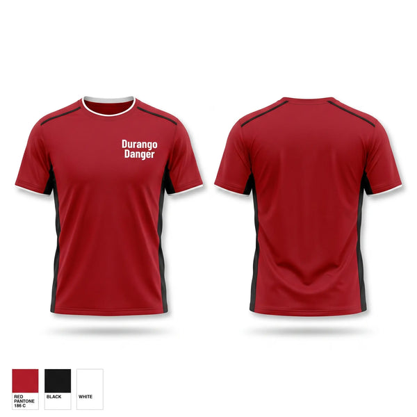 Short Sleeve Performance Shirt, Durango Danger, Softball, Teamtime, Team time, sublimation, custom sports apparel, team uniforms, spirit wear, spiritwear, sports uniforms, custom shirts, team store, custom team store, fundraiser sports, apparel fundraiser