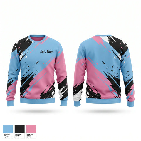 Crew Neck Sweatshirt, Epic Elite, Softball, Teamtime, Team time, sublimation, custom sports apparel, team uniforms, spirit wear, spiritwear, sports uniforms, custom shirts, team store, custom team store, fundraiser sports, apparel fundraiser