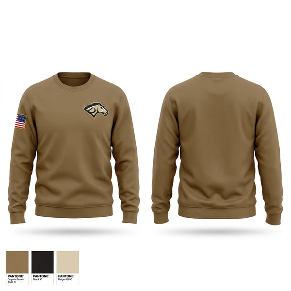 Crew Neck Sweatshirt, Broncos raiders, Army, Teamtime, Team time, sublimation, custom sports apparel, team uniforms, spirit wear, spiritwear, sports uniforms, custom shirts, team store, custom team store, fundraiser sports, apparel fundraiser