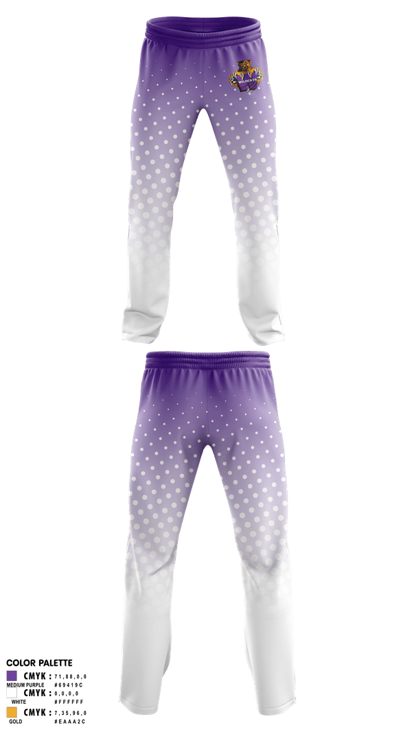 Sweatpants, West Valley, Track & Field, Teamtime, Team time, sublimation, custom sports apparel, team uniforms, spirit wear, spiritwear, sports uniforms, custom shirts, team store, custom team store, fundraiser sports, apparel fundraiser