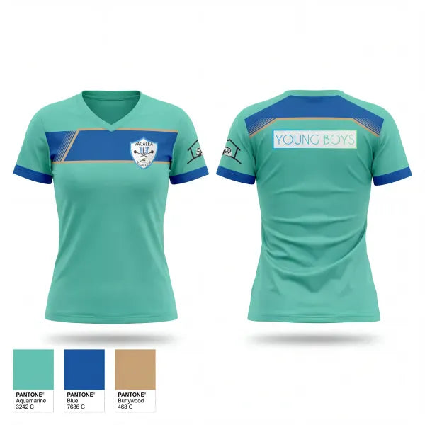 Womens Short Sleeve Vneck Shirt, VACALEA YOUNG BOYS, Rugby, Teamtime, Team time, sublimation, custom sports apparel, team uniforms, spirit wear, spiritwear, sports uniforms, custom shirts, team store, custom team store, fundraiser sports, apparel fundraiser