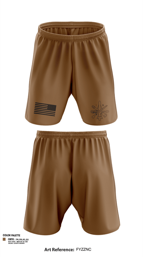 Athletic Shorts With Pockets, The Legion / B CO / 2-5 CAV, Army, Teamtime, Team time, sublimation, custom sports apparel, team uniforms, spirit wear, spiritwear, sports uniforms, custom shirts, team store, custom team store, fundraiser sports, apparel fundraiser
