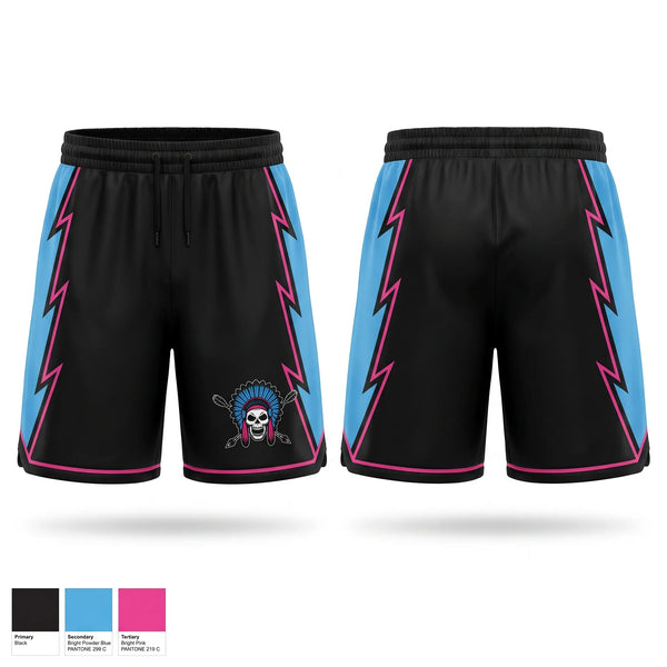 Athletic Shorts With Pockets, WV Savage, Softball, Teamtime, Team time, sublimation, custom sports apparel, team uniforms, spirit wear, spiritwear, sports uniforms, custom shirts, team store, custom team store, fundraiser sports, apparel fundraiser